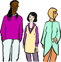 multikulturelle Gruppe