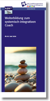 Deckblatt vom Flyer Weiterbildung systemisch-integrativer Coach
