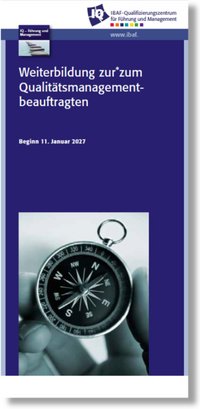Titelblatt Flyer Qualitätsmanagement