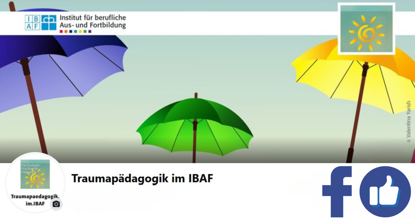 Screenshot der IBAF-Facebook-Seite zum Thema Traumapädagogik