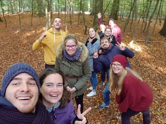 IBAF-Gehörlosenfachschule in Rendsburg: Freizeit im Wald